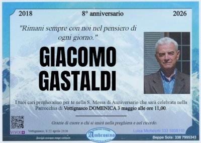 GIACOMO GASTALDI