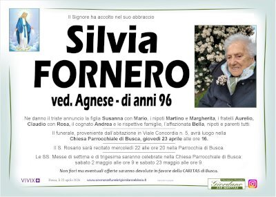 SILVIA FORNERO ved. AGNESE