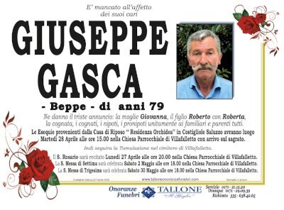 GIUSEPPE GASCA "BEPPE"