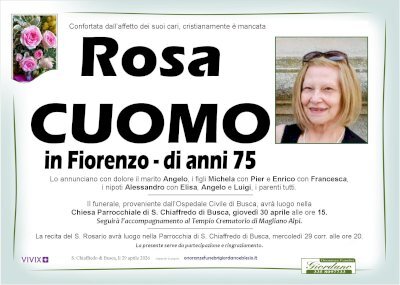 ROSA CUOMO in FIORENZO