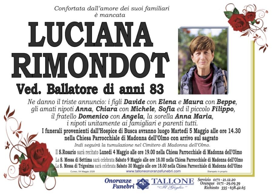 Manifesto di LUCIANA RIMONDOT