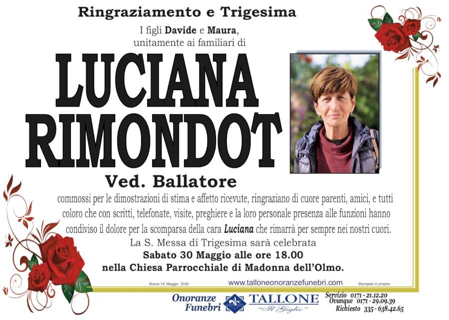 Manifesto di LUCIANA RIMONDOT