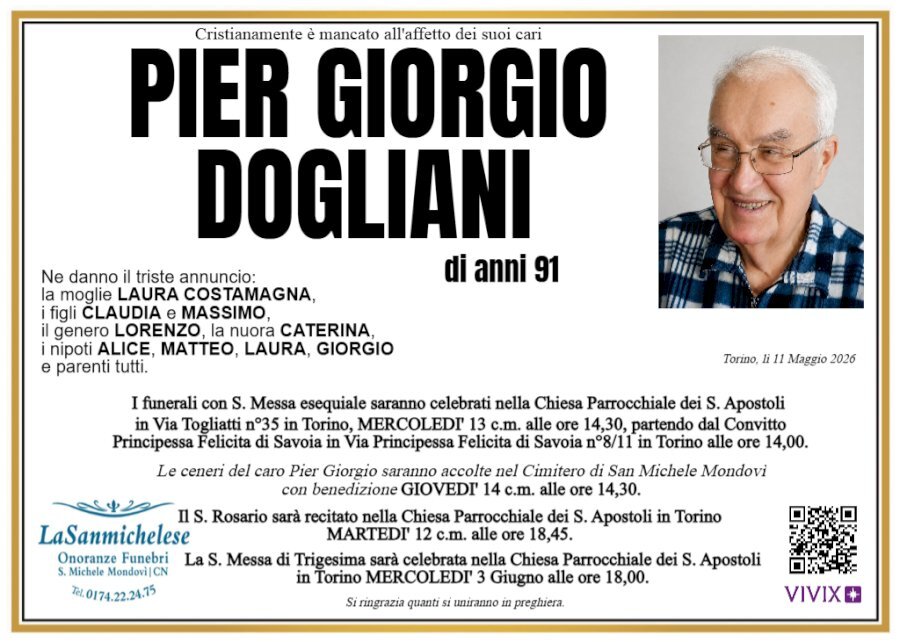 Manifesto di PIER GIORGIO DOGLIANI