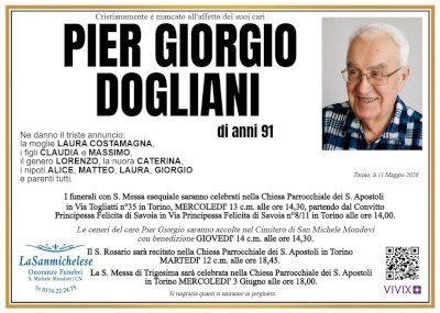 PIER GIORGIO DOGLIANI