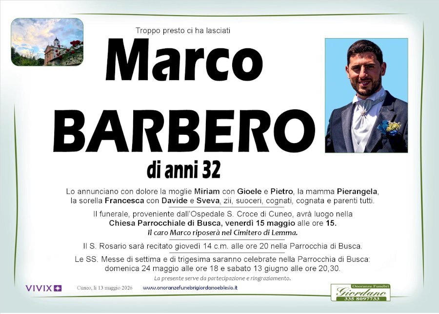 Manifesto di MARCO BARBERO