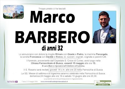 MARCO BARBERO