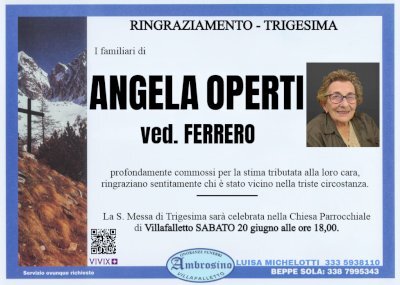 ANGELA OPERTI ved. FERRERO