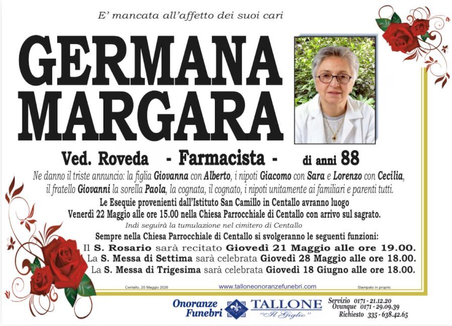 Manifesto di GERMANA MARGARA