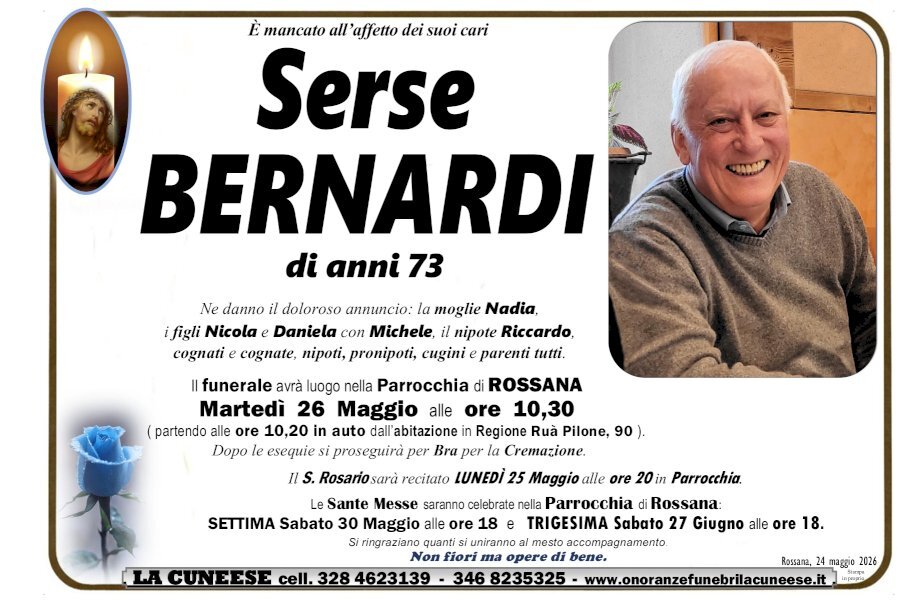Manifesto di SERSE BERNARDI
