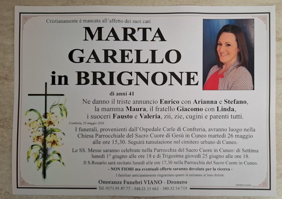Manifesto di MARTA GARELLO in BRIGNONE
