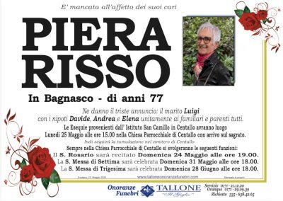 PIERA RISSO in BAGNASCO