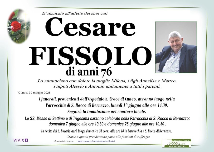 Manifesto di CESARE FISSOLO
