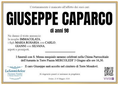 GIUSEPPE CAPARCO