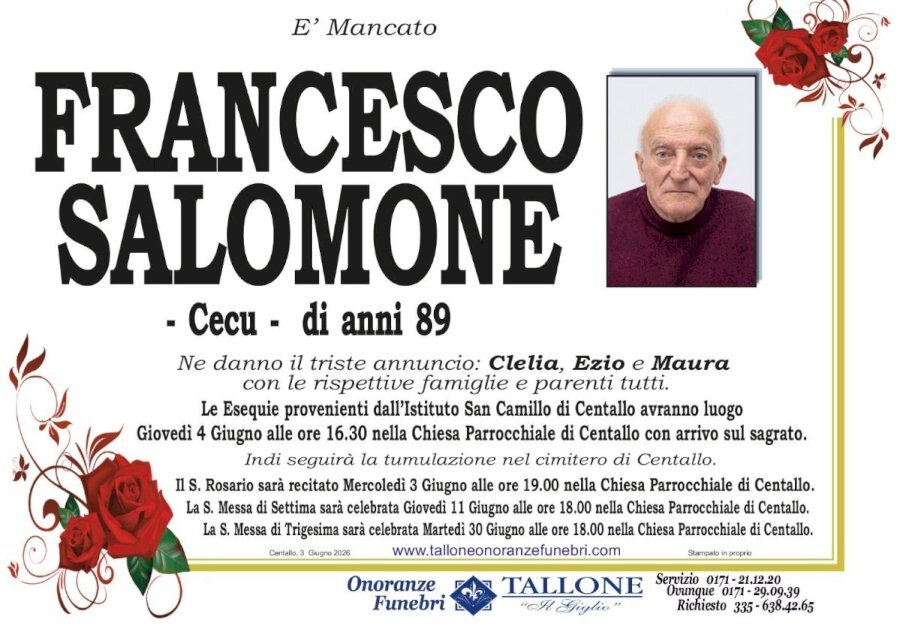Manifesto di FRANCESCO SALOMONE "CECU"