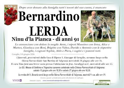 BERNARDINO LERDA "NINU D'LA PIANCA"