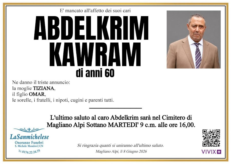 Manifesto di ABDELKRIM KAWRAM