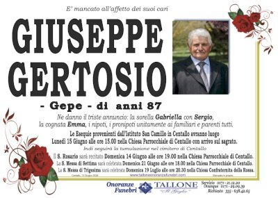 GIUSEPPE GERTOSIO "GEPE"
