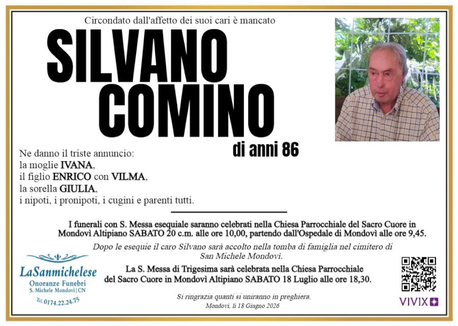 Manifesto di SILVANO COMINO