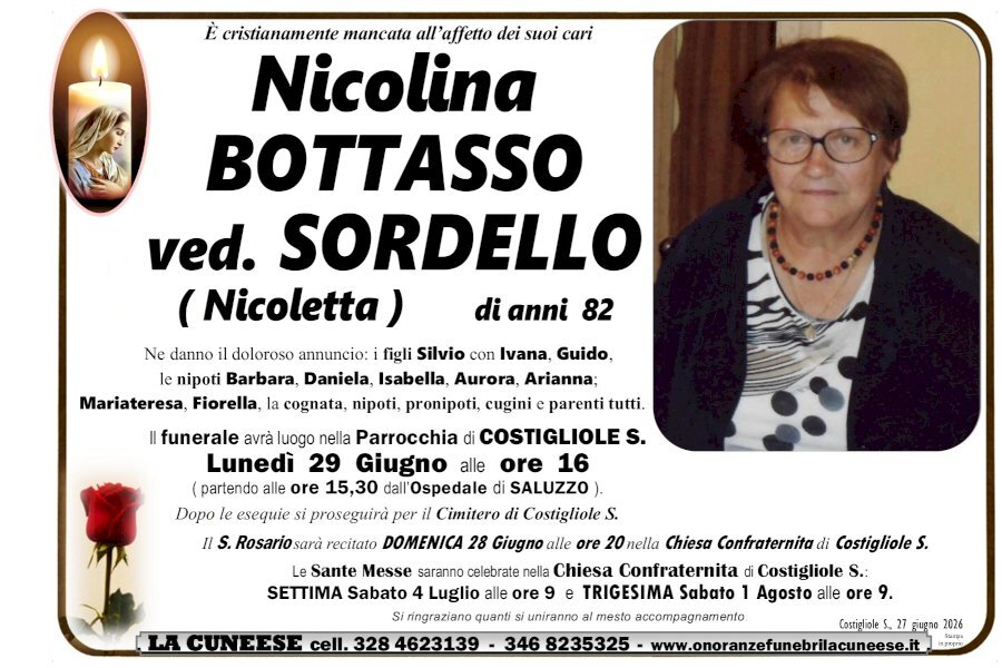 Manifesto di NICOLINA BOTTASSO "NICOLETTA"