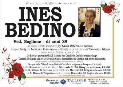 INES BEDINO ved. BOGLIONE