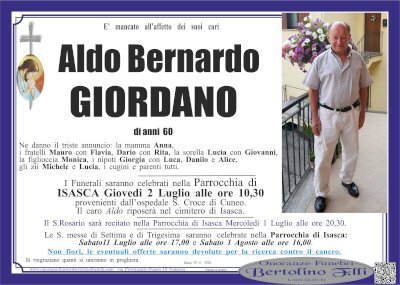 ALDO BERNARDO GIORDANO