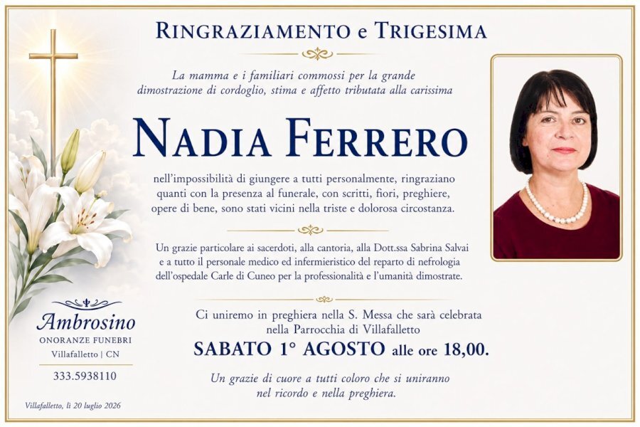 Manifesto di NADIA FERRERO