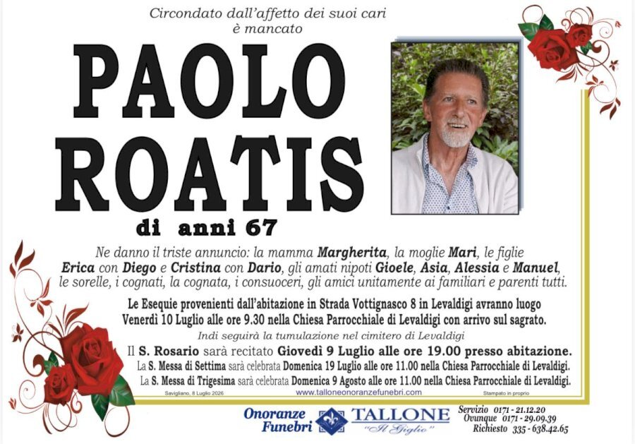 Manifesto di PAOLO ROATIS