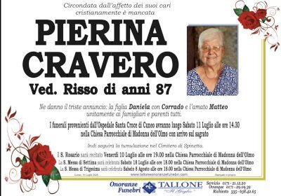 PIERINA CRAVERO ved. RISSO