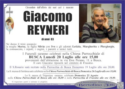 GIACOMO REYNERI
