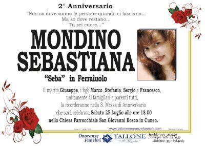 SEBASTIANA MONDINO "SEBA" in FERRAIUOLO