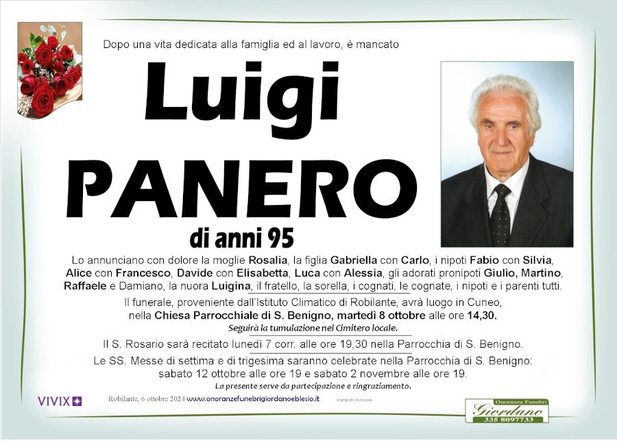 Manifesto di LUIGI PANERO