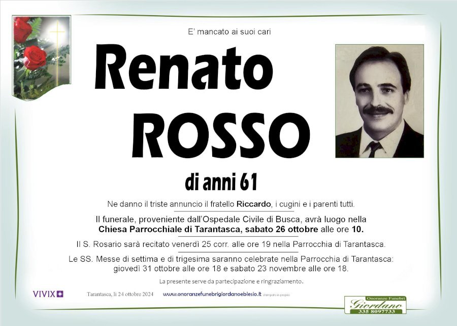 Manifesto di RENATO ROSSO