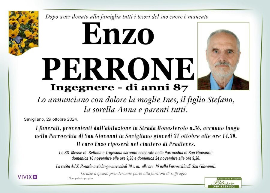 Manifesto di ENZO PERRONE