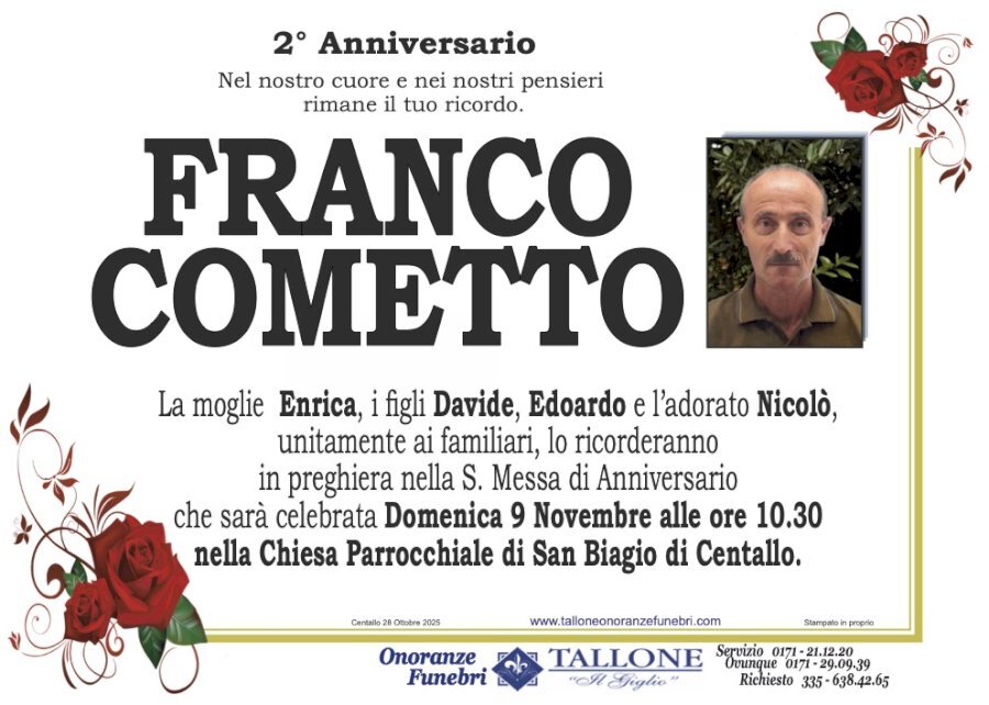 Manifesto di FRANCO COMETTO