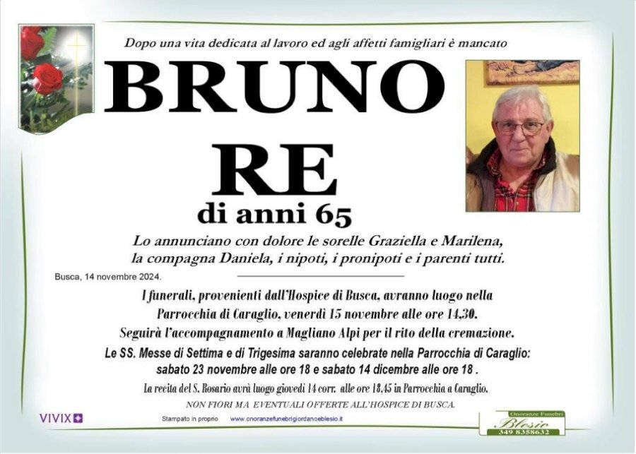 Manifesto di BRUNO RE