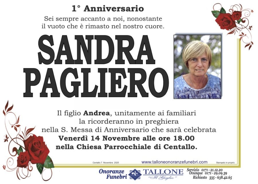 Manifesto di SANDRA PAGLIERO