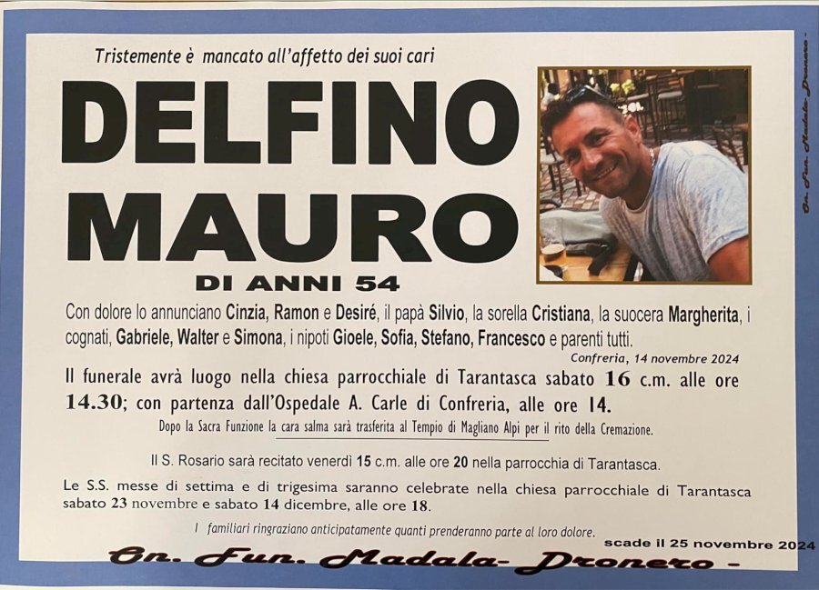 Manifesto di MAURO DELFINO