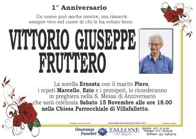 VITTORIO GIUSEPPE FRUTTERO