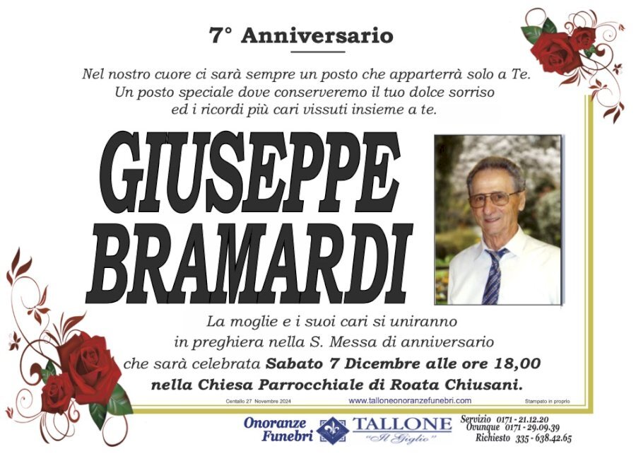 Manifesto di GIUSEPPE BRAMARDI