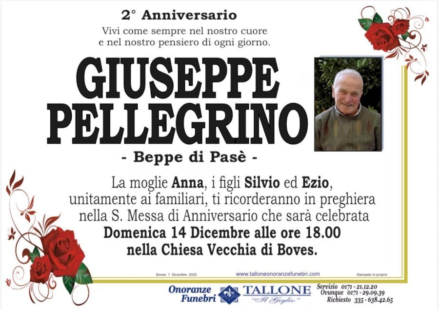 Manifesto di GIUSEPPE PELLEGRINO "BEPPE DI PASE'"