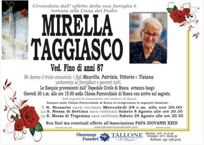 MIRELLA TAGGIASCO ved. FINO