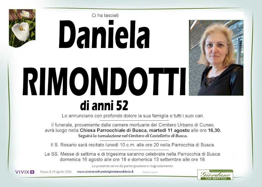 Manifesto di DANIELA RIMONDOTTI