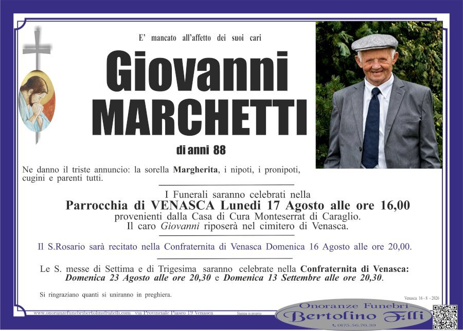 Manifesto di GIOVANNI MARCHETTI