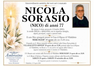 NICOLA SORASIO