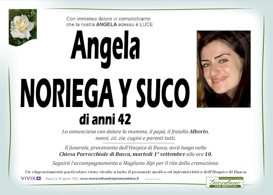 Manifesto di ANGELA NORIEGA Y SUCO