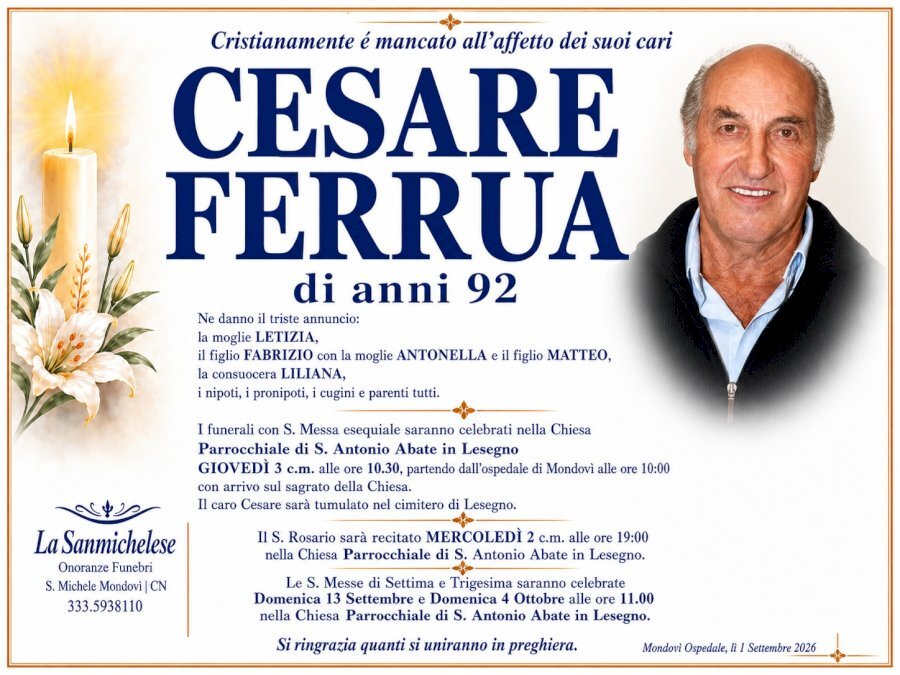 Manifesto di CESARE FERRUA