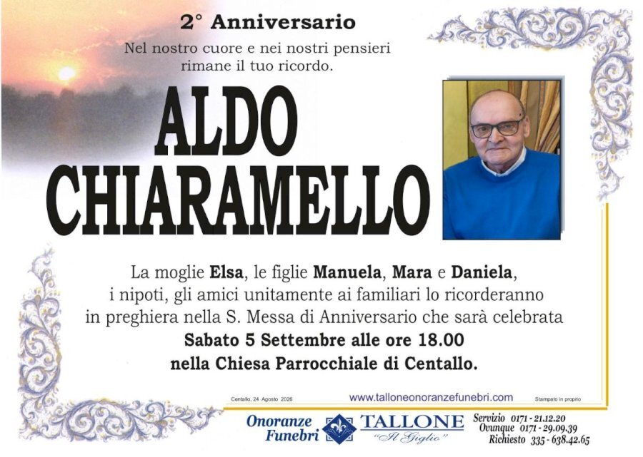 Manifesto di ALDO CHIARAMELLO