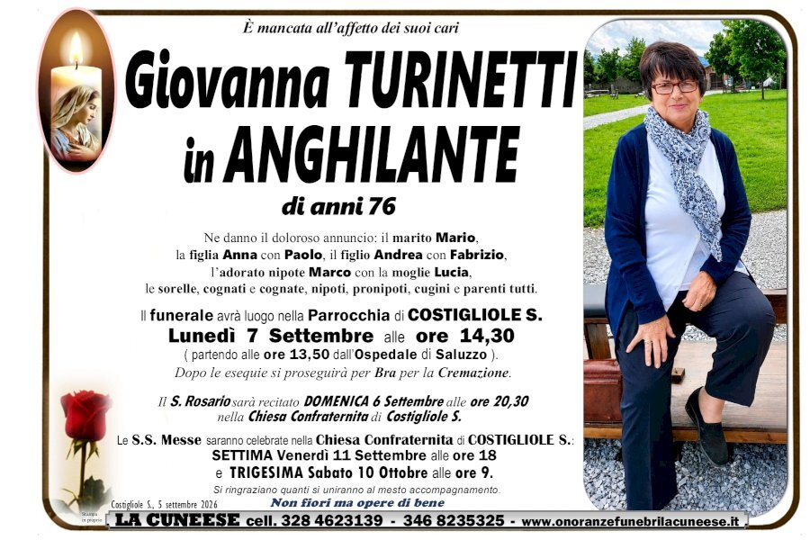 Manifesto di GIOVANNA TURINETTI in ANGHILANTE