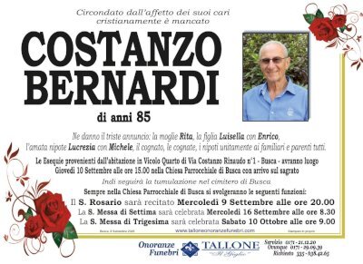 COSTANZO BERNARDI