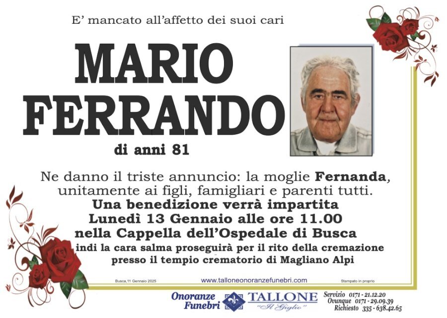 Manifesto di MARIO FERRANDO